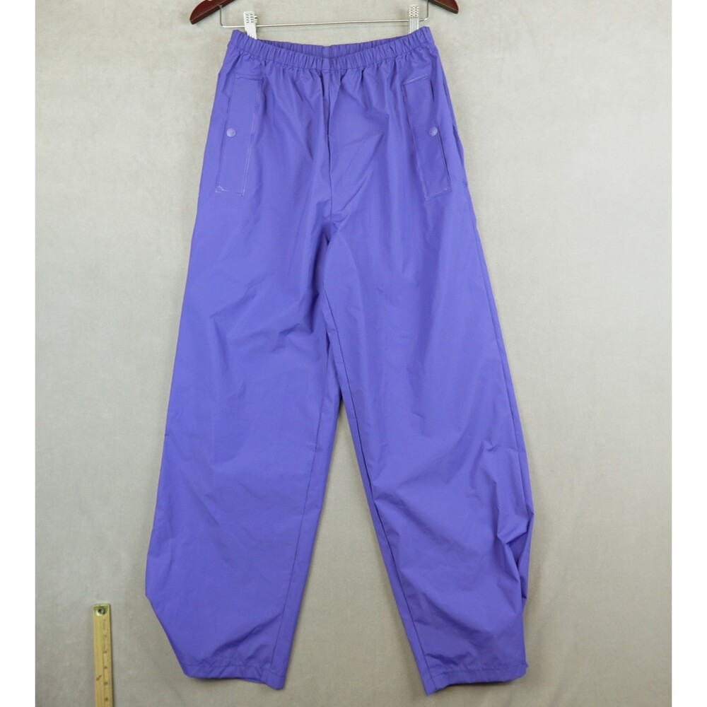 NWT Helly Hansen Rain Pants Adult Small Blue Waterproof Tapered Elastic Waist